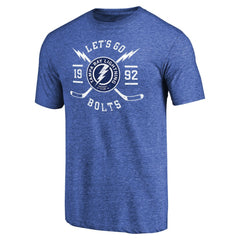 Tampa Bay Lightning Hometown Collection Tri-Blend T-Shirt Blue