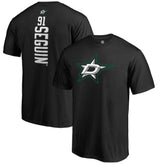 Tyler Seguin Dallas Stars Backer Name & Number T-Shirt Black