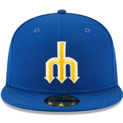 Seattle Mariners Cooperstown Collection Wool 59FIFTY Fitted Hat Blue | New Era