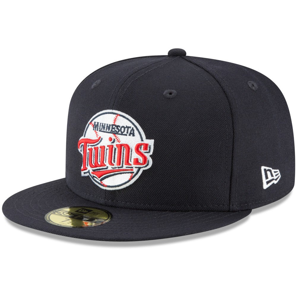 Minnesota Twins Cooperstown Collection Wool 59FIFTY Fitted Hat Navy | New Era