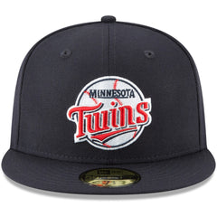 Minnesota Twins Cooperstown Collection Wool 59FIFTY Fitted Hat Navy | New Era