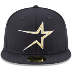 Houston Astros Cooperstown Collection Wool 59FIFTY Fitted Hat Navy | New Era