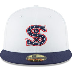 Chicago White Sox Cooperstown Collection Wool 59FIFTY Fitted Hat White | New Era