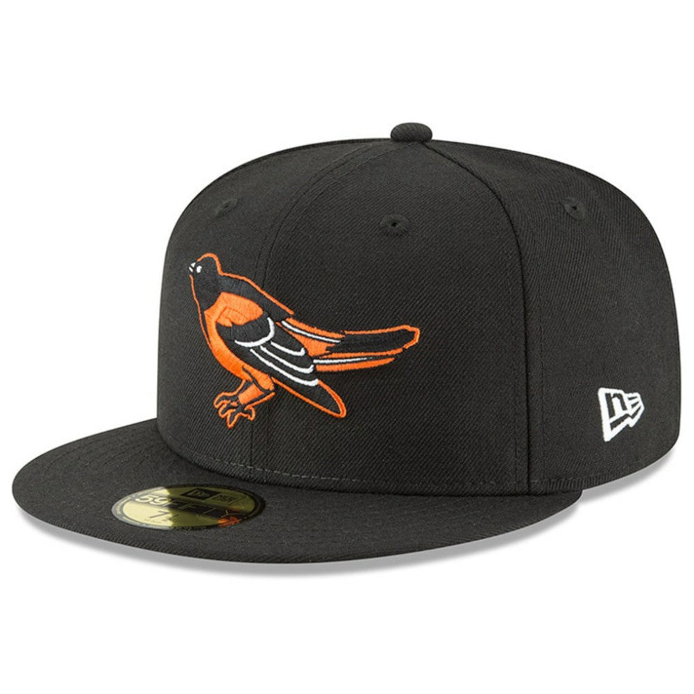 Baltimore Orioles Cooperstown Collection Wool 59FIFTY Fitted Hat Black | New Era