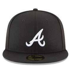 Atlanta Braves 59FIFTY Fitted Hat Black | New Era