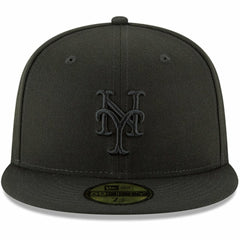 New York Mets Primary Logo Basic 59FIFTY Fitted Hat Black | New Era