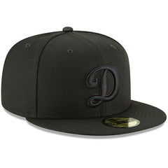 Los Angeles Dodgers Secondary Logo Basic 59FIFTY Fitted Hat Black | New Era