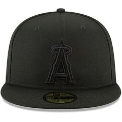 Los Angeles Angels Primary Logo Basic 59FIFTY Fitted Hat Black | New Era