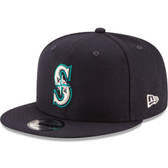 Seattle Mariners Team Color 9FIFTY Snapback Hat Navy | New Era