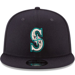 Seattle Mariners Team Color 9FIFTY Snapback Hat Navy | New Era