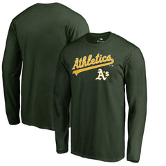Athletics Team Lockup Long Sleeve T-Shirt Green