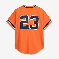 Kirk Gibson Detroit Tigers Cooperstown Collection Mesh Batting Practice Button-Up Jersey - Orange