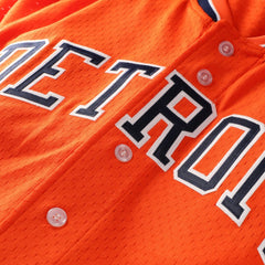 Kirk Gibson Detroit Tigers Cooperstown Collection Mesh Batting Practice Button-Up Jersey - Orange