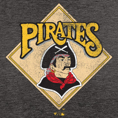 Pittsburgh Pirates Hometown Collection Retro Logo T-Shirt Black