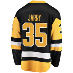 Tristan Jarry Pittsburgh Penguins Fanatics Home Breakaway Player Jersey Black