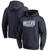 Memphis Grizzlies Onside Stripe Pullover Hoodie Navy