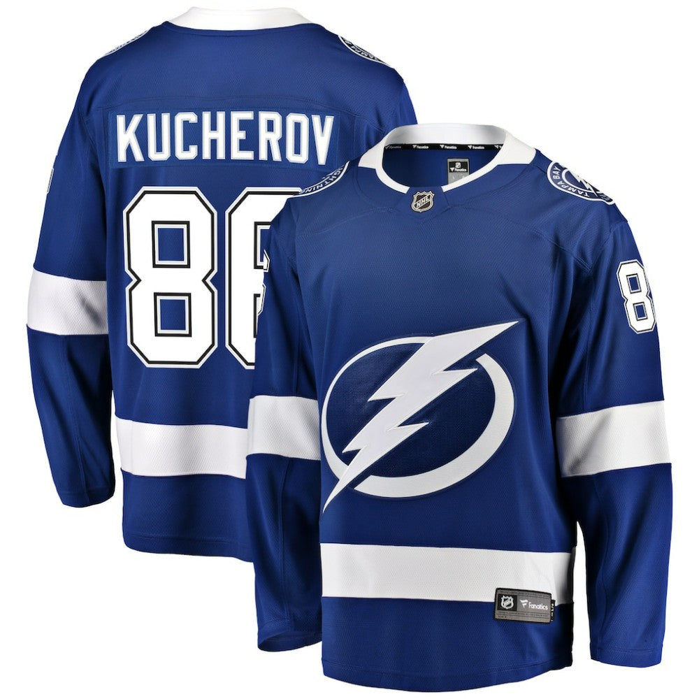 Nikita Kucherov Tampa Bay Lightning Fanatics Breakaway Jersey Blue