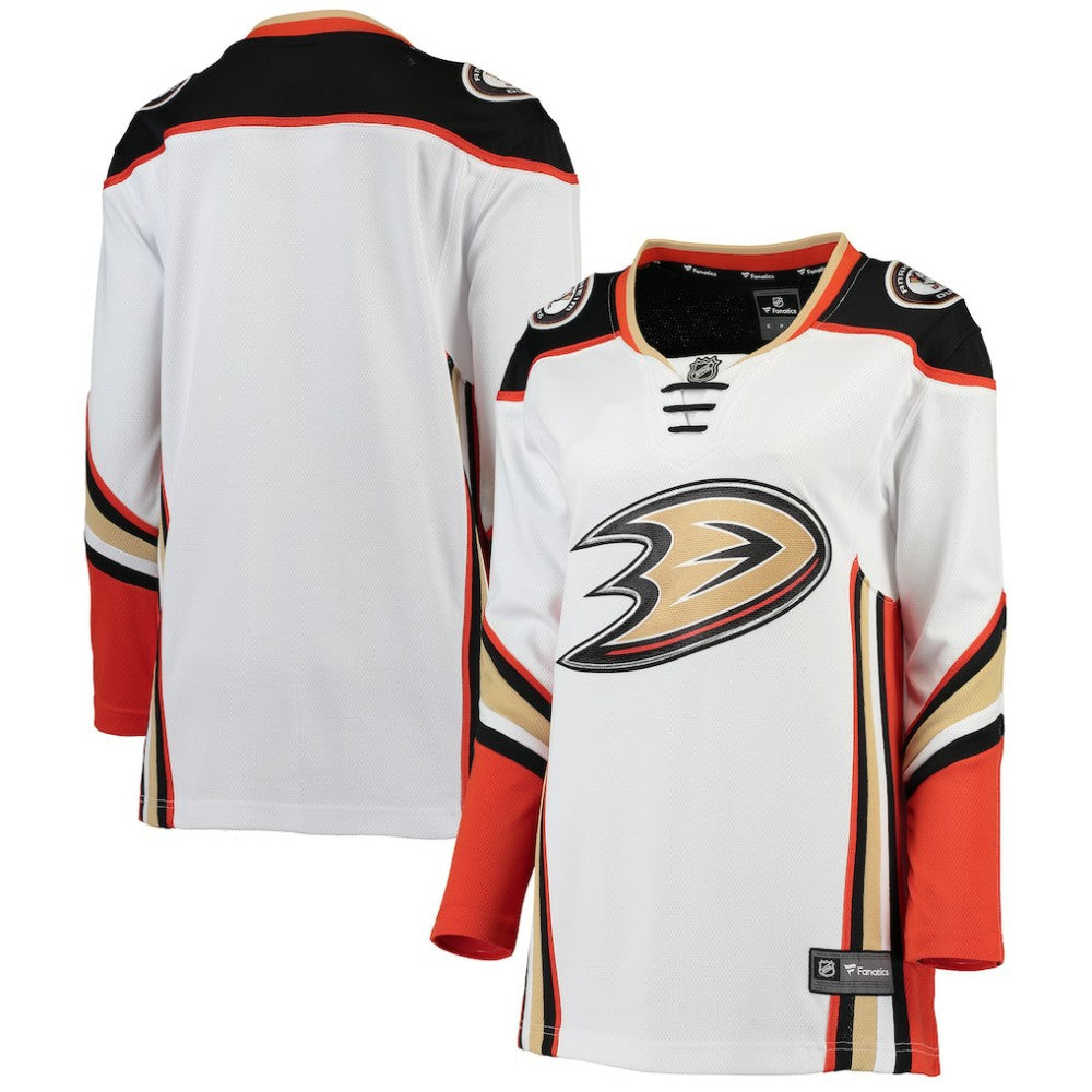 Anaheim Ducks Fanatics Women's Away Breakaway Jersey White