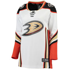 Anaheim Ducks Fanatics Women's Away Breakaway Jersey White