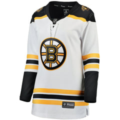 Boston Bruins Fanatics Women's Away Breakaway Jersey White