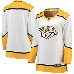 Nashville Predators Fanatics Women's Away Breakaway Jersey White