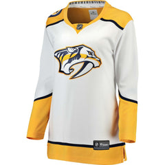 Nashville Predators Fanatics Women's Away Breakaway Jersey White
