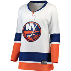 New York Islanders Fanatics Women's Away Breakaway Jersey White