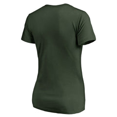 Athletics Women's X-Ray V-Neck T-Shirt Green