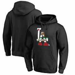 Los Angeles Dodgers Hometown Collection Cali Flag Pullover Hoodie Black