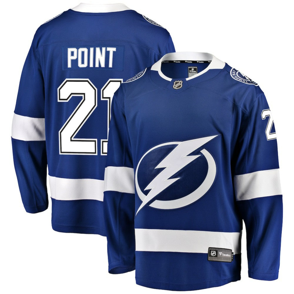Brayden Point Tampa Bay Lightning Fanatics Home Breakaway Player Jersey Blue