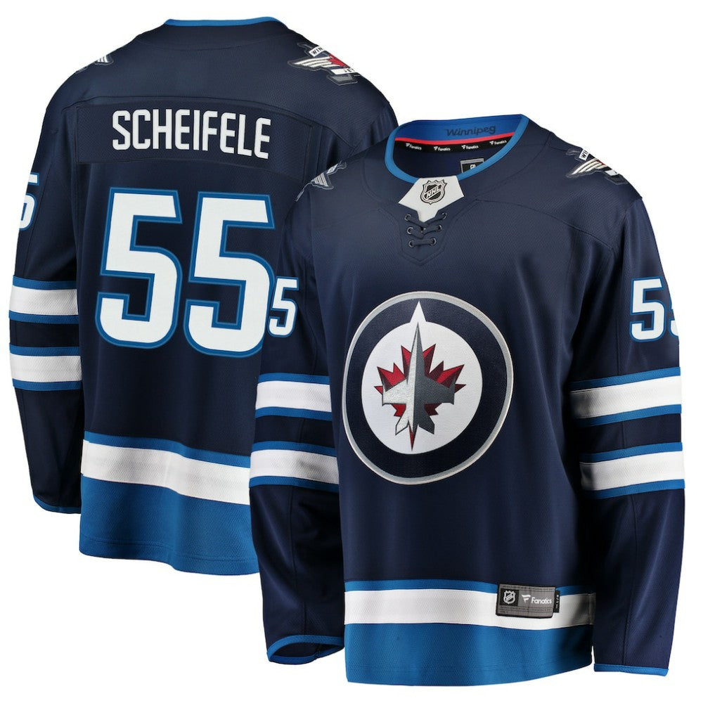 Mark Scheifele Winnipeg Jets Fanatics Breakaway Replica Jersey Navy