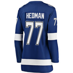 Victor Hedman Tampa Bay Lightning Fanatics Women's Home Breakaway Jersey Blue