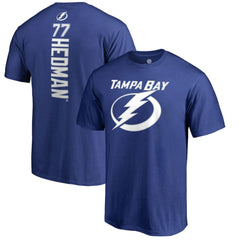 Victor Hedman Tampa Bay Lightning Backer T-Shirt Blue
