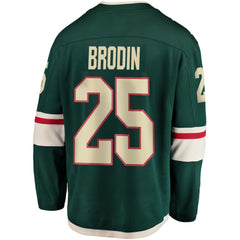 Jonas Brodin Minnesota Wild Fanatics Breakaway Jersey Green