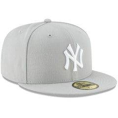 New York Yankees Fashion Color Basic 59FIFTY Fitted Hat Gray | New Era