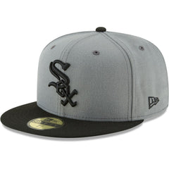 Chicago White Sox Two-Tone 59FIFTY Fitted Hat Gray/Black | New Era