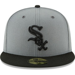 Chicago White Sox Two-Tone 59FIFTY Fitted Hat Gray/Black | New Era