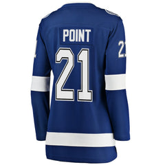 Brayden Point Tampa Bay Lightning Fanatics Women's Breakaway Player Jersey Blue
