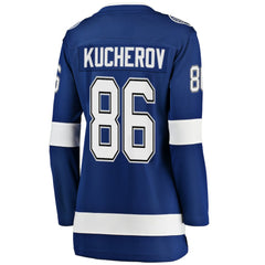 Nikita Kucherov Tampa Bay Lightning Fanatics Women's Breakaway Player Jersey Blue