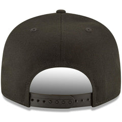 Philadelphia Phillies Black on Black 9FIFTY Team Snapback Adjustable Hat Black | New Era