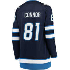 Kyle Connor Winnipeg Jets Fanatics Women's Breakaway Player Jersey Navy