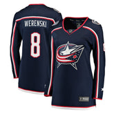Zach Werenski Columbus Blue Jackets Fanatics Women's Breakaway Jersey Navy