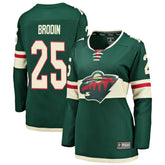 Jonas Brodin Minnesota Wild Fanatics Women's Breakaway Player Jersey Green