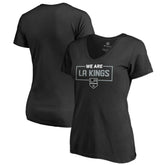 Los Angeles Kings Women's Iconic Collection V-Neck T-Shirt Black