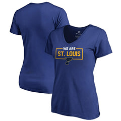 St. Louis Blues Women's Iconic Collection V-Neck T-Shirt Blue