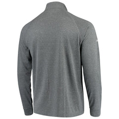 Pittsburgh Pirates Stitches Team Raglan Quarter-Zip Pullover Jacket Heathered Charcoal
