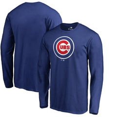 Chicago Cubs Team Wordmark Long Sleeve T-Shirt Royal