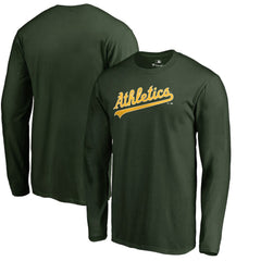 Athletics Team Wordmark Long Sleeve T-Shirt Green