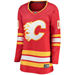 Calgary Flames Fanatics Women's Home Breakaway Custom Jersey Red