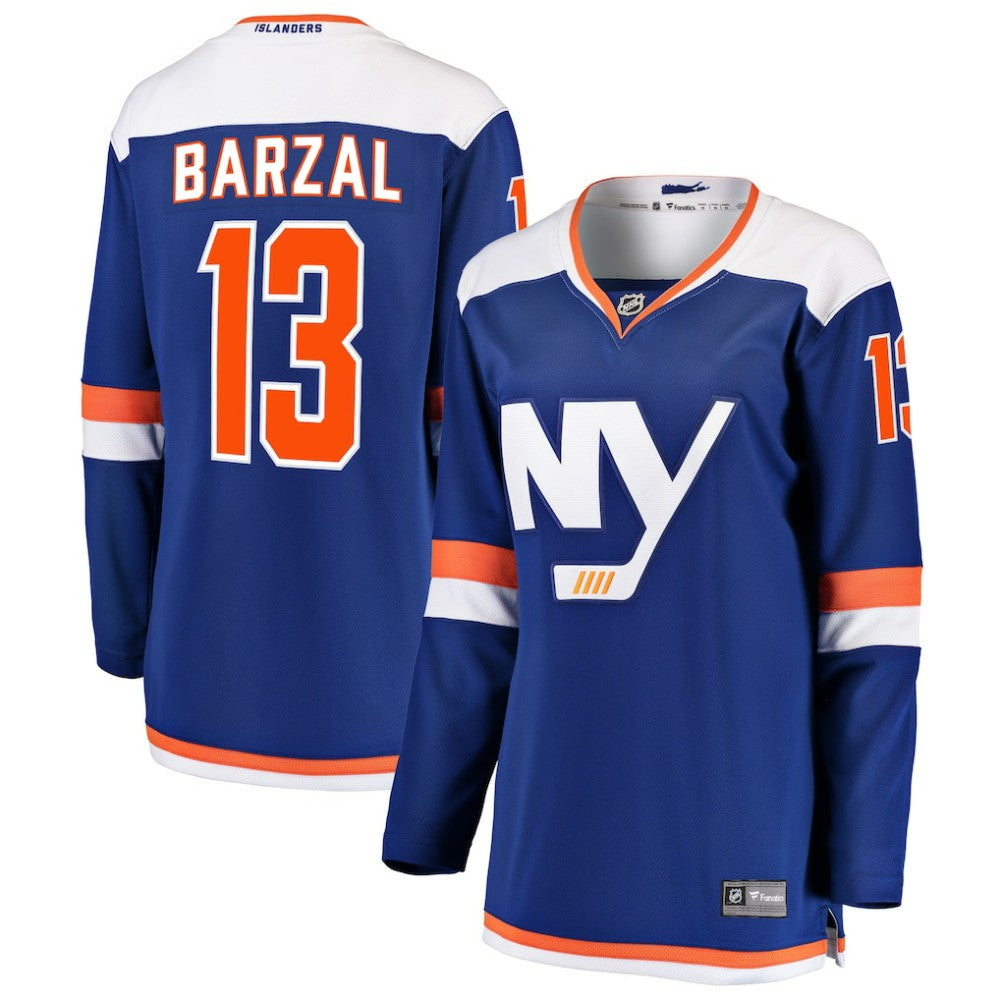 Mathew Barzal New York Islanders Fanatics Women's Alternate Breakaway Jersey Blue